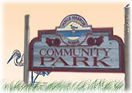 Wells Harbor Community Park Sign at 331 Harbor Road, Wells, Maine 04090