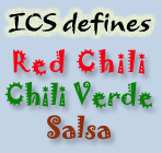 Click here to view ICS definitions of Red Chili, Chili Verde and Salsa.